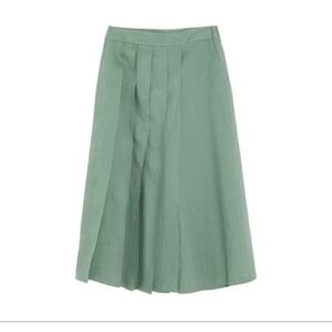 PLEATED LINEN PANTS
